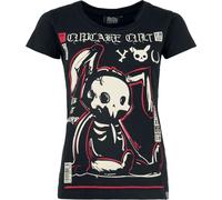 Cupcake Cult Comic Bunny T-Shirt T-Shirt schwarz in L
