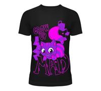 Cupcake Cult T-Shirt Grow Up Mad Kawaii Katze Kitty Manga Skelett Anime, Größe:L