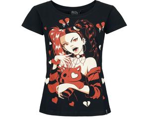 Cupcake Cult Voodoo Vamp T Shirt T-Shirt schwarz in XS