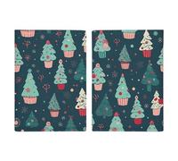 Cupcakes Reisepasshülle mit Kreditkartenfächern und Bordkartenfach für Reisepässe, Kreditkarten, Bordkarten