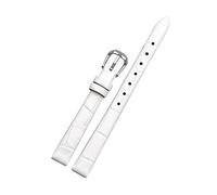 Cupsofu 6/7/8/10/12/14/16/17/18mm Damen weiches, hautfreundliches Rindsleder, lässiges Armband, Dornschließe, Uhrenarmband für Quarzuhr, 6mm