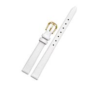 Cupsofu 6/7/8/10/12/14/16/17/18mm Damen weiches, hautfreundliches Rindsleder, lässiges Armband, Dornschließe, Uhrenarmband für Quarzuhr, 6mm