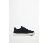 Sneaker MARC O'POLO "aus geöltem Veloursleder", Herren, Gr. 42, blau (true navy), Obermaterial: 100% Leder, Schuhe Sneaker (86783340-42) true navy