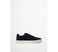 Sneaker MARC O'POLO "aus softem Veloursleder", Herren, Gr. 43, true navy, Obermaterial: 100% Leder, Schuhe Sneaker (88827439-43) true navy