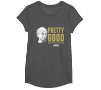 Curb Your Enthusiasm Larry David Pretty Good Zitat PAPL14523 T-Shirt, Mädchen, Anthrazit, L