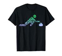 Curling Stone T-Shirt für Lockenwickler Curling Spieler Jungen Curling T-Shirt