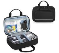 CURMIO Etikettendrucker Tasche Kompatibel mit Brother P-Touch PT-D220/D210 | Abnehmbare Trennwand, Befestigungsgurt, Aufbewahrung von Etikettiermaschinen & Zubehör, Nur Tragetasche