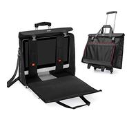 CURMIO Tragetasche kompatibel mit Apple iMac 21,5" mit Abnehmbarem Trolley, 21,5 Zoll Desktop Computer Tasche, iMac Trolley Tasche für Transport und Aufbewahrung (Leere Tasche), Schwarz