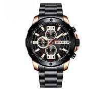 CURREN 8336 Herren Quarzuhr Edelstahlband Mode Multifunktions Armbanduhr 3ATM Chronograph Kalender Datum Uhren