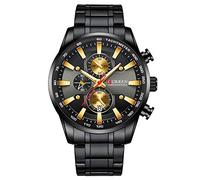 Curren 8351 Herren-Armbanduhr, mehrere Zeitzonen, Datumsanzeige, Edelstahl, silberfarben