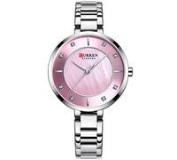 CURREN Damenuhren Roségold Top-Marke Luxusuhr Frauen Quarz Wasserdicht Damen Armbanduhr Damen Mädchen Uhren Uhr (Rosa), Pink, Quarz-Uhrwerk