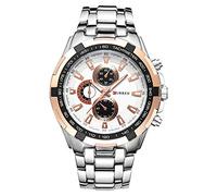 CURREN Produkt für Herren Armbanduhr Schwarz goldfarben Watch Business Casual Uhren