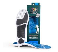 CURREX GolfPro Einlegesohlen für Golfschuhe - Mehr Komfort und Dämpfung für deine Schuhe (High Profile) - EU 44,5-46,5 (XL) (Blau, XL) (Blau, S)