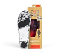 CURREX HikePro Einlegesohle - Deine neue Dimension des Wanderns. Dynamische Performance Einlegesohle für Walking, Hiking oder Spaziergänge,Rot (Low Profile),EU 44,5-46,5 (Tag XL)
