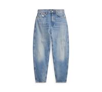Curved-Tapered-Fit Jeans 25 Blue