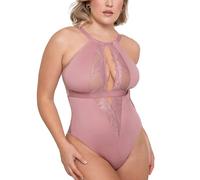 Curvy Kate Damen-Body Indulgence Stretch Spitze Body Unterwäsche, Dusty Rose, S