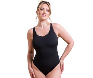 Curvy Kate Damen Deep Dive Swimsuit Badeanzug, Schwarz, 85K