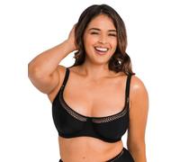 Curvy Kate Damen First Class Balconette-Bikinioberteil, Schwarz, 100G