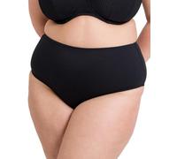 Curvy Kate Damen Jet Set High Waist Brief Bikini-Unterteile, Schwarz, XL