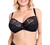 Curvy Kate Damen Lace Daze Balcony Bra Balconette-BH, Halbblickdicht, Black, 65E