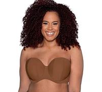 Curvy Kate Damen Luxe Strapless Bra Trägerloser BH, Undurchsichtige, Braun (Karamellkaramell), 75F