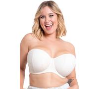 Curvy Kate Damen Luxe Trägerloser Multiway-BH für jeden Tag, Perlen-Elfenbein, 85G