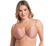 Curvy Kate Damen Superhero Multiway Padded Bra Plunge-BH, Undurchsichtige, Latte, 70G
