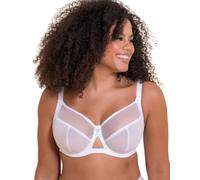 Curvy Kate Damen Victory 4 Part Balcony Bra Balconette-BH, Durchsichtig, White, 95F