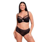 Curvy Kate Damen Victory Balconette Alltags-BH, Transparent, Schwarz, 80K