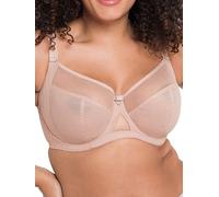 Curvy Kate Damen Victory Balconette BH für den Alltag, Halbtransparent, Beige (Latte), 100FF