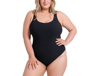 Curvy Kate Deep Dive Badeanzug, Schwarz, 32F/FF, Schwarz, 70FF