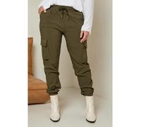 Curvy Lady Cargohose in Khaki - Größe 48/50 | Damenhosen