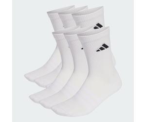 CUSHIONED CREW SOCKEN 6ER-PACK White / White / Black 43-45