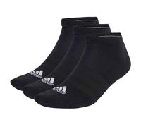 Cushioned Low-Cut Socken 3 Paar-Black / White-Gr. S
