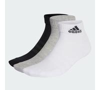 Cushioned Sportswear Ankle Socken, 3 Paar Medium Grey Heather / White / Black 49-51