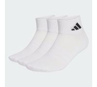 adidas Cushioned Sportswear Ankle Socks 3 Pair Pack white-white-black (001A) XXL