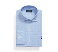Custom-Fit Glencheck-Popelinehemd EU 38 Blue