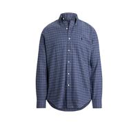 Custom-Fit Karo-Funktionshemd aus Twill XL Blue