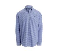 Custom-Fit Karo-Funktionshemd aus Twill XL Blue