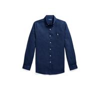 Custom-Fit Leinenhemd XS Blue