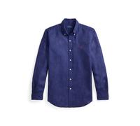 Custom-Fit Leinenhemd XXL Blue