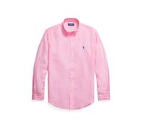 Polo Ralph Lauren Herren Leinenhemd Custom Fit mit Button-down-Kragen, rosa XXL