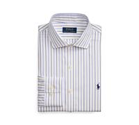 Custom-Fit Popelinehemd mit Streifen EU 37 White