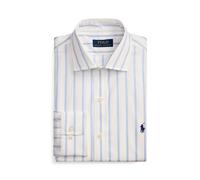 Custom-Fit Popelinehemd mit Streifen EU 40.5 White