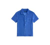 Custom-Slim-Fit Kurzarmhemd aus Frottee XL Blue