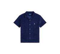 Custom-Slim-Fit Kurzarmhemd aus Frottee XXL Blue