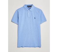 Custom Slim Fit Polo Isle Heather Blau M