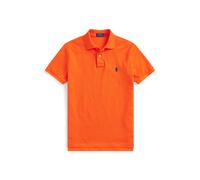 Custom-Slim-Fit Poloshirt aus Piqué S Orange