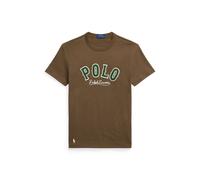 Custom-Slim-Fit T-Shirt mit Western-Logo XL Brown