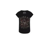 Custom T-Shirt Damen (schwarz), S